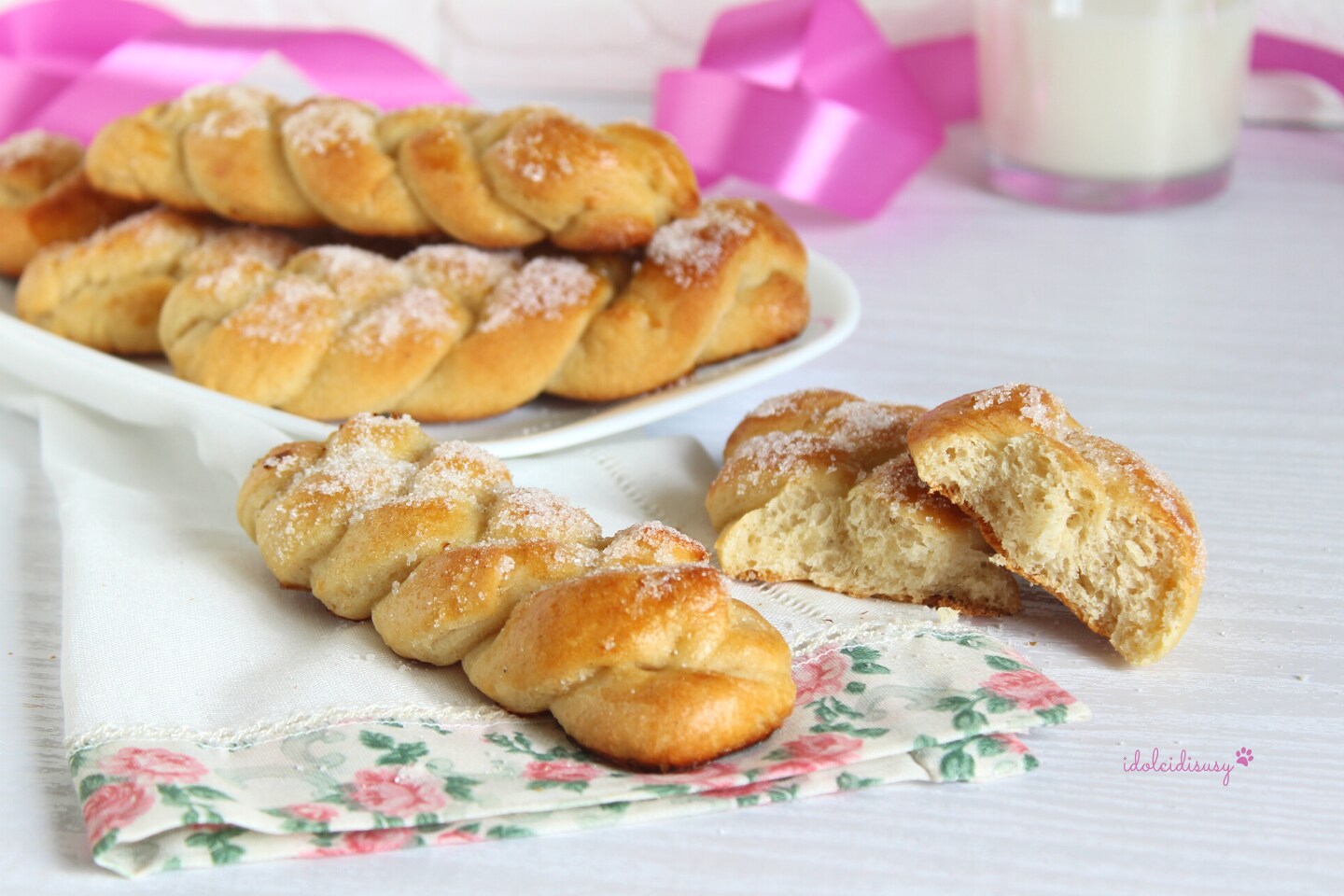 Soft Brioche Bread Twists