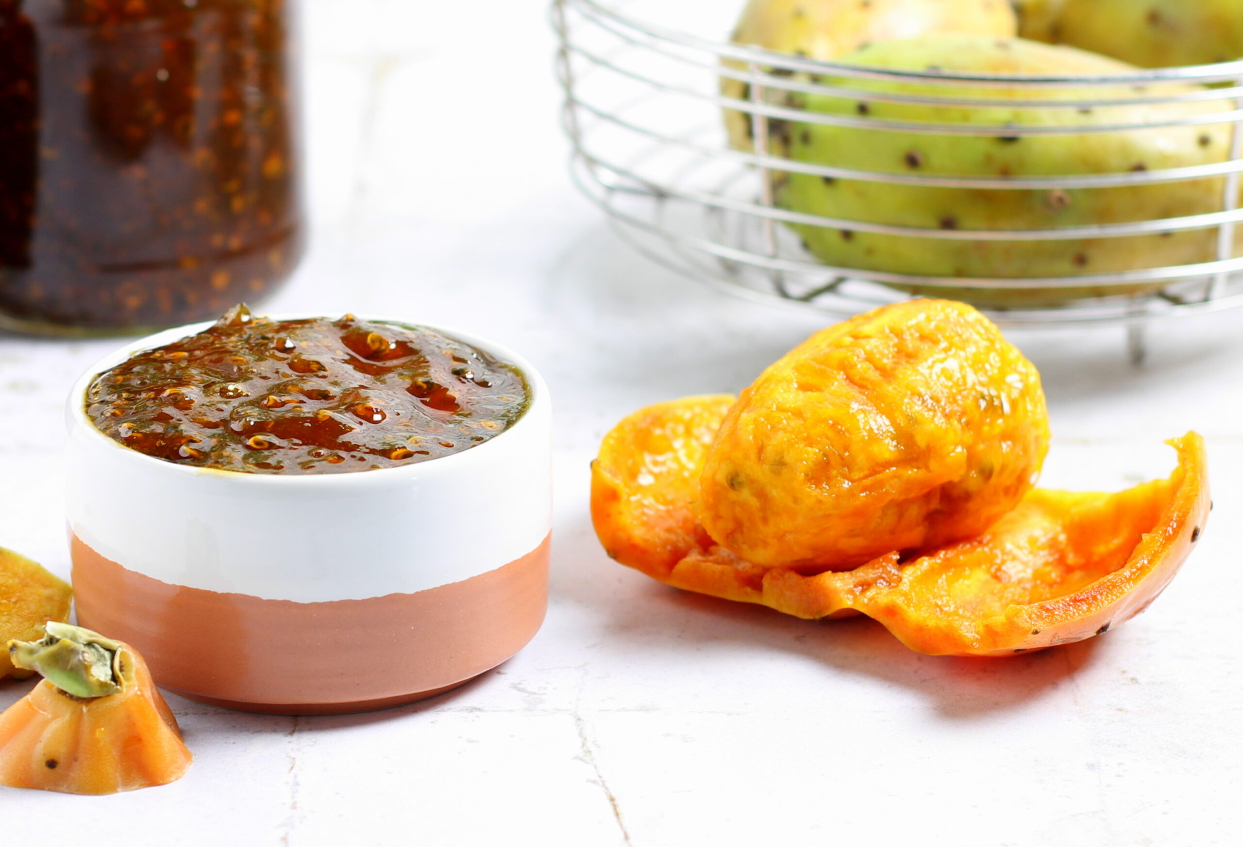 Prickly Pear Jam with Apple