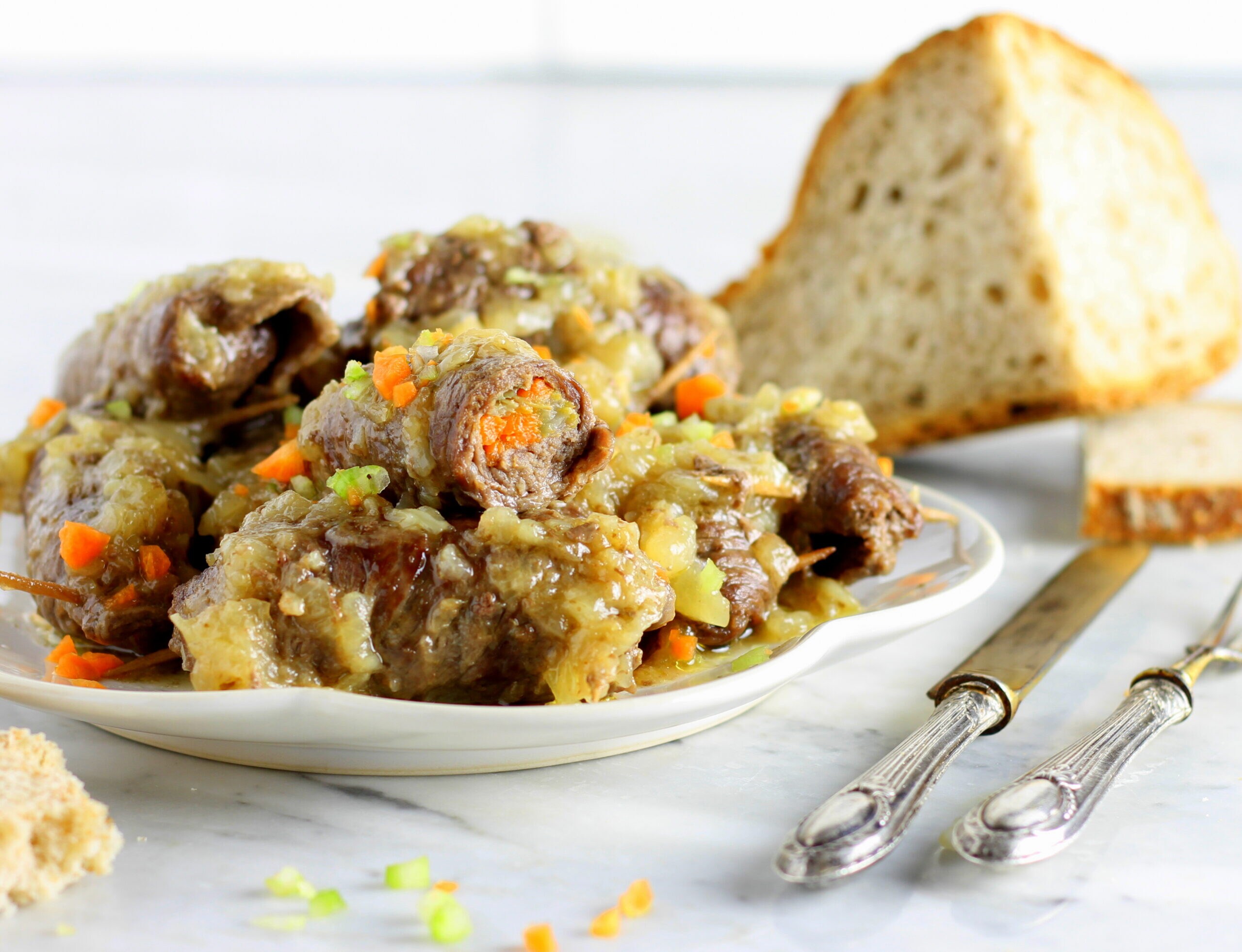 Beef Rolls in Pressure Cooker