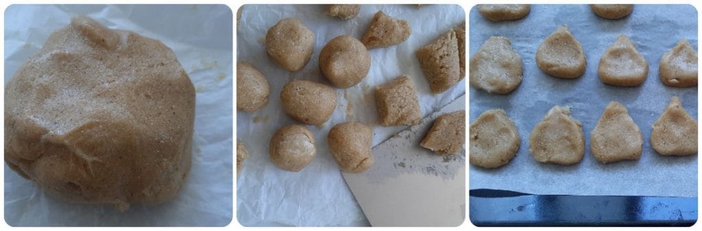 chocolate-covered chestnut cookies