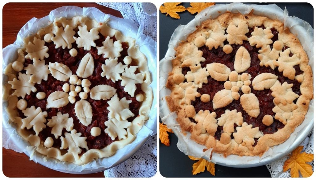 Quince Jam Tart with Autumn Flavor