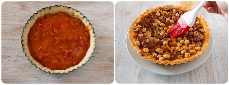 DELICIOUS AND TASTY TART WITH DRIED FRUITS