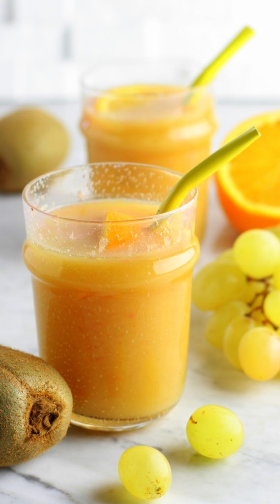 Grapefruit, Orange, Kiwi, and Grape Juice