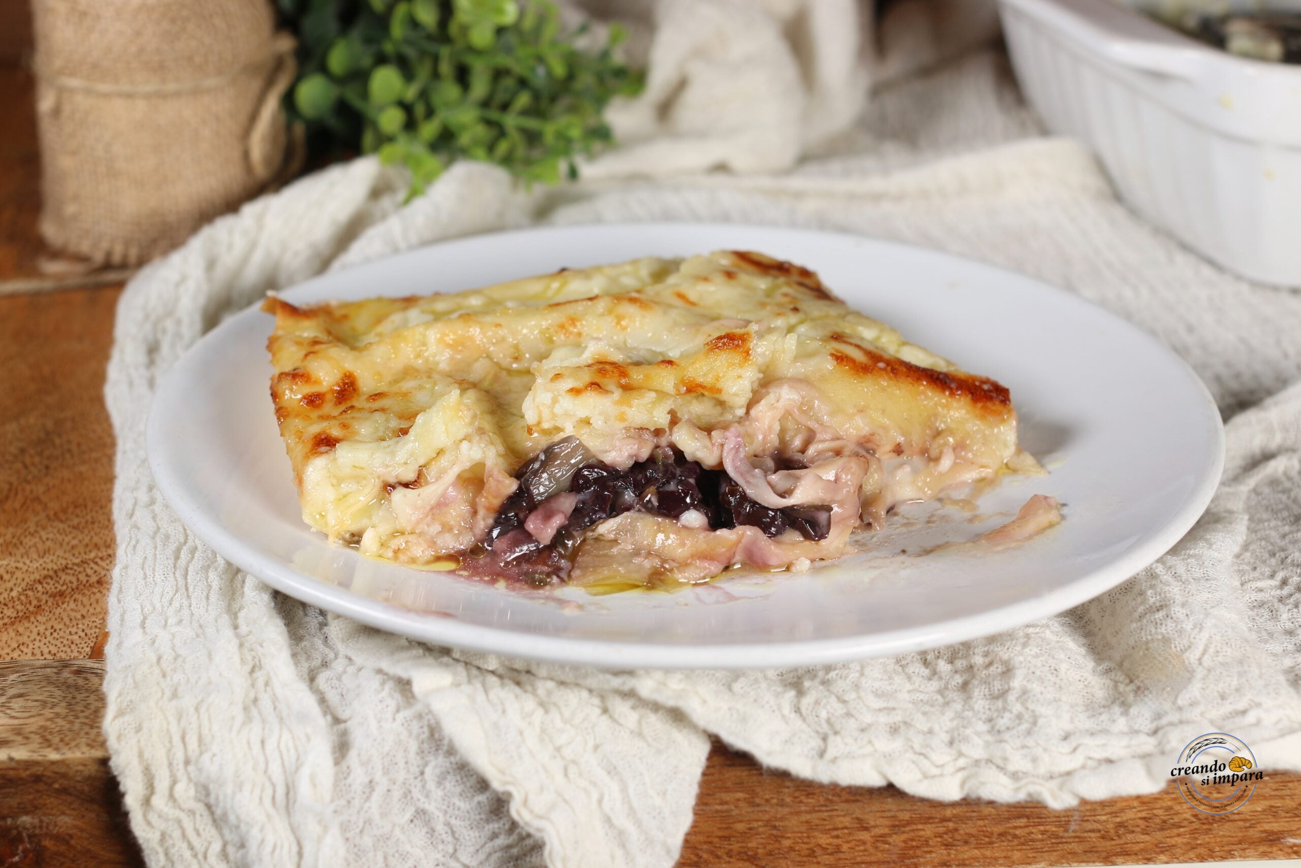 Lasagna with Radicchio