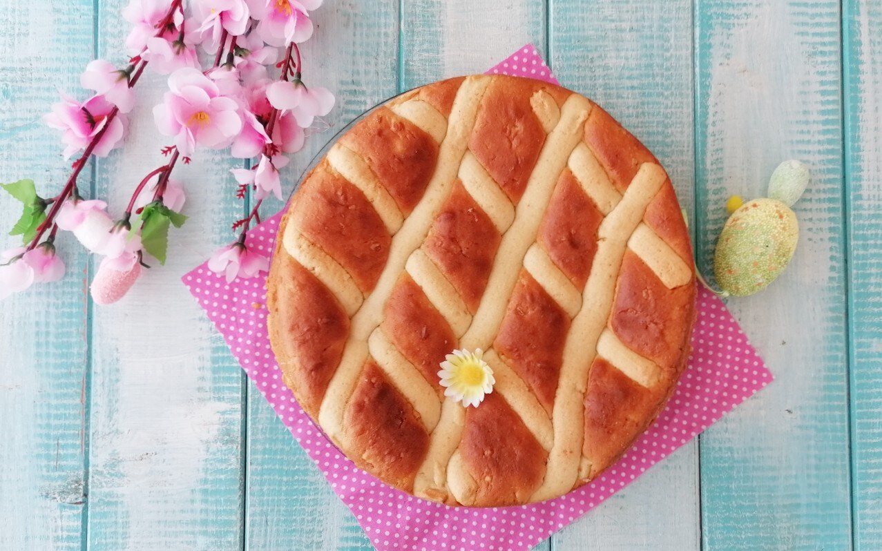 SOFT AND DELICIOUS LEAVENED PASTIERA VERSION