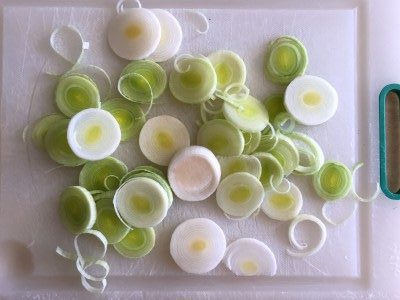 leek slices