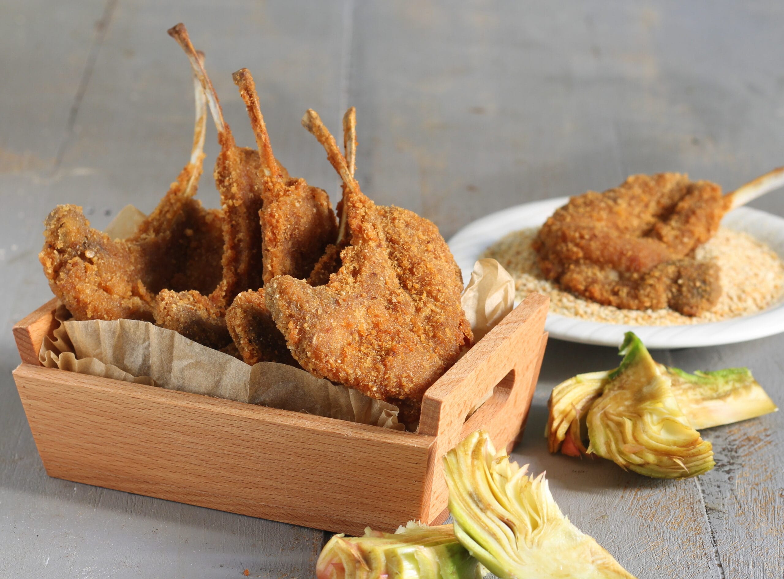 Breaded Lamb Chops
