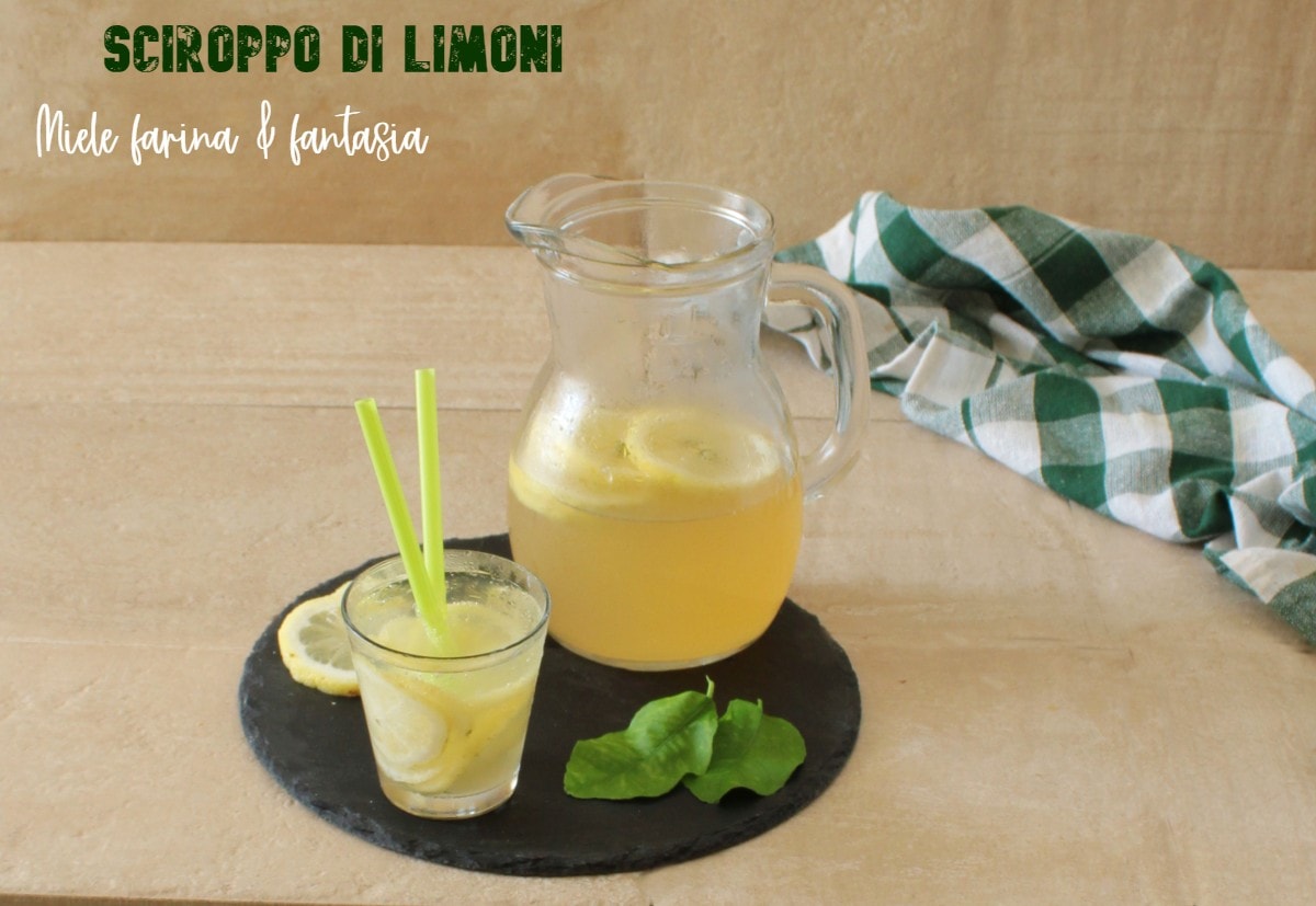 Homemade Lemon Syrup