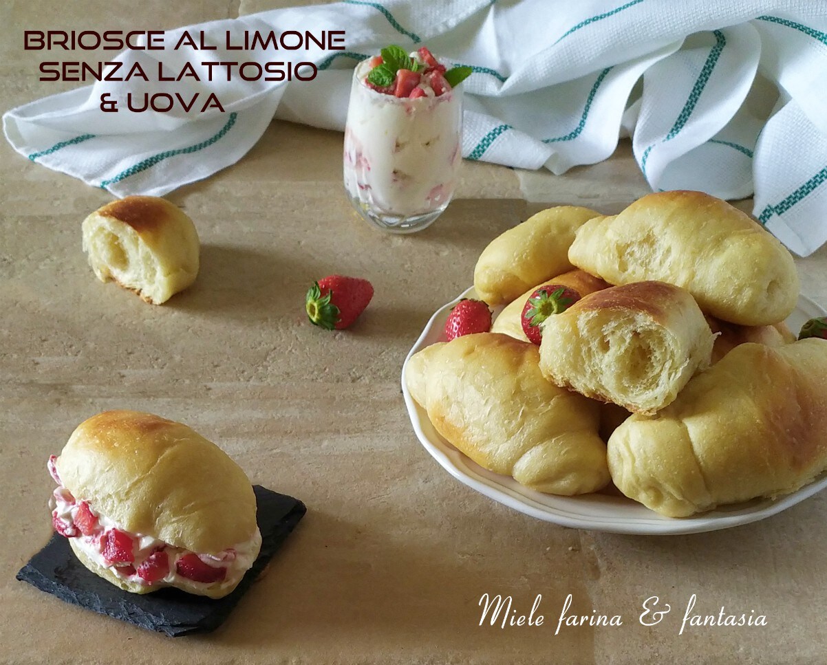 Lemon Brioche with Sourdough Starter without Lactose or Eggs