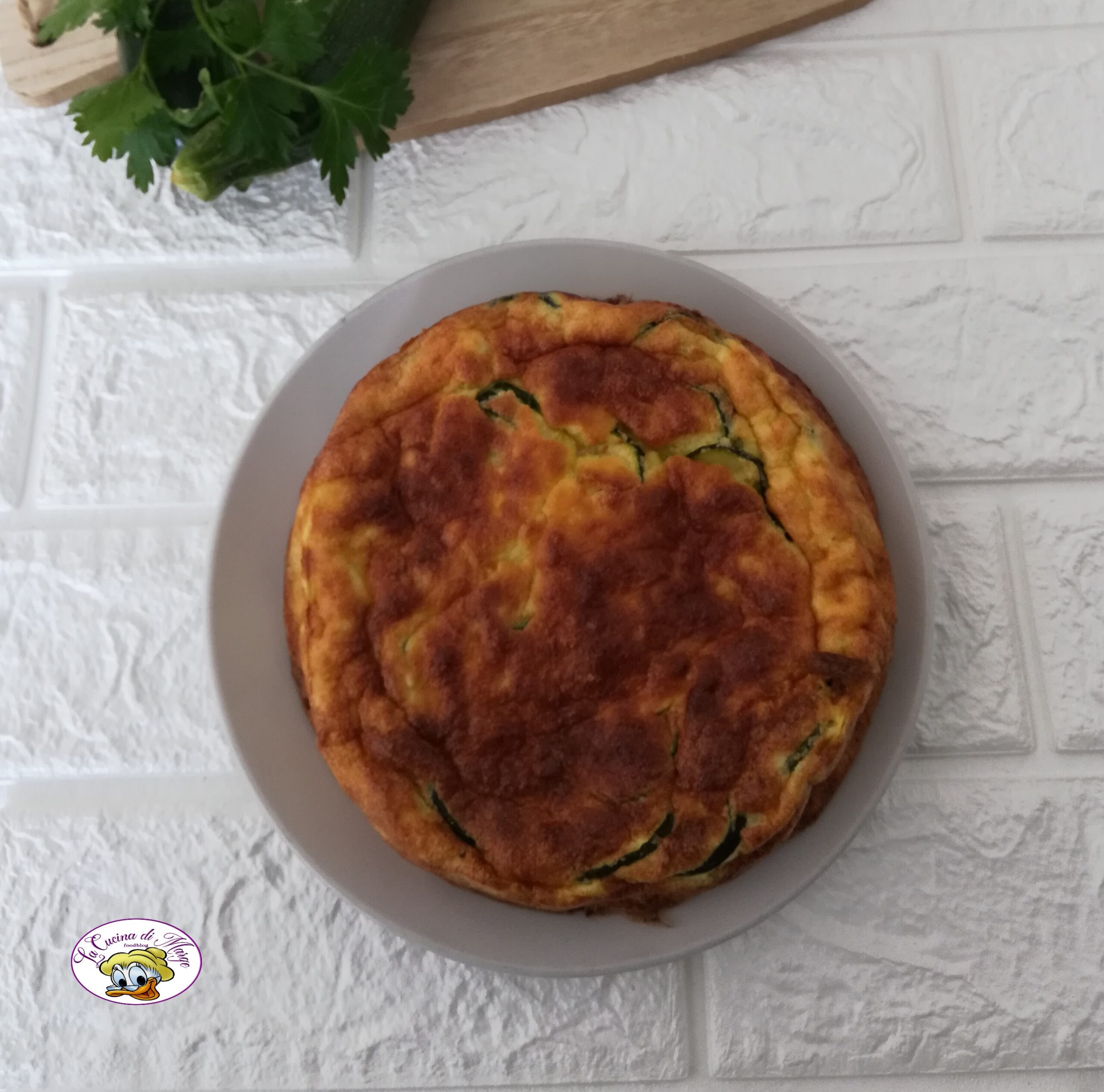 PUFFY FRITTATA WITH ZUCCHINI