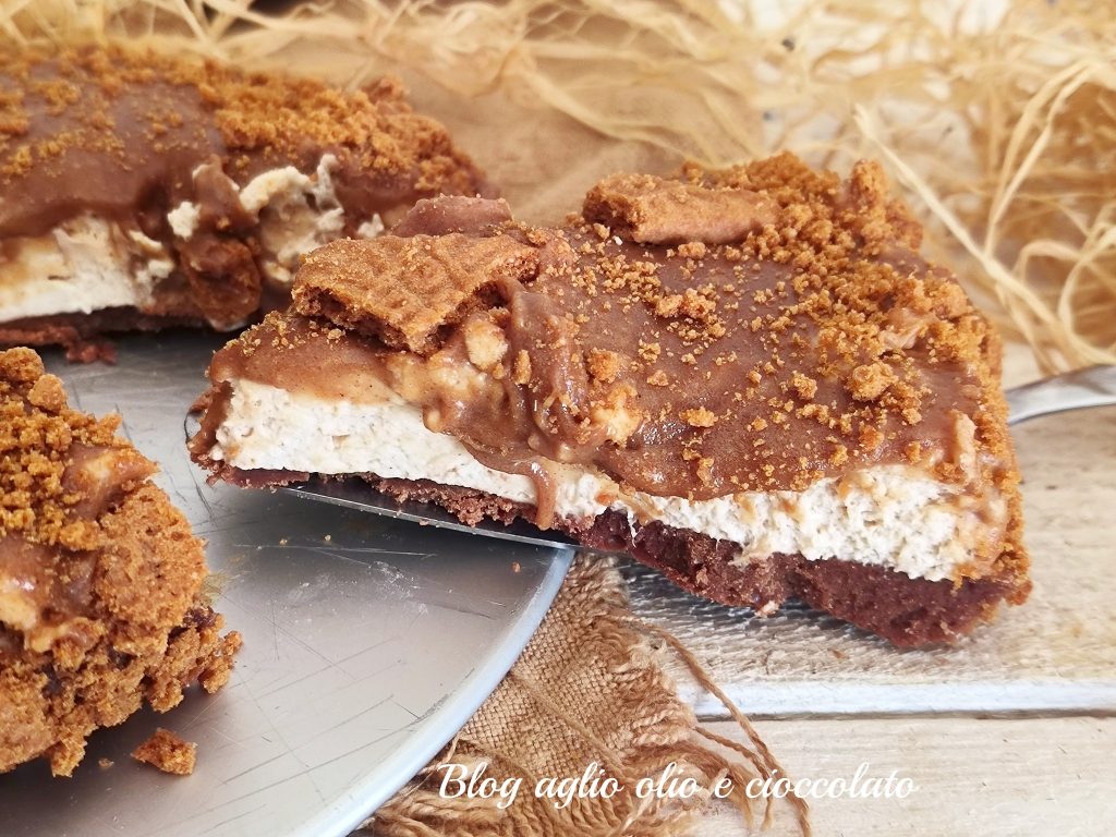 Lotus Biscoff cheesecake with Greek yogurt: a fresh and simple no-bake summer dessert that always delights everyone's palate