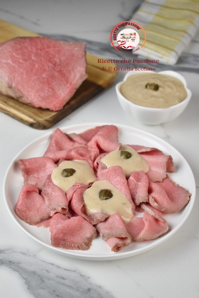 recipe for making low-temperature veal with tuna sauce using the sous vide slow cooker