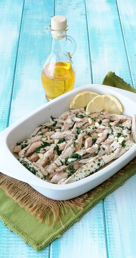 mackerel fillet salad