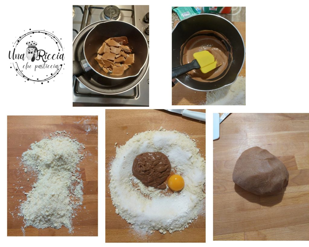 Making and Baking Chocolate Butter Cookies