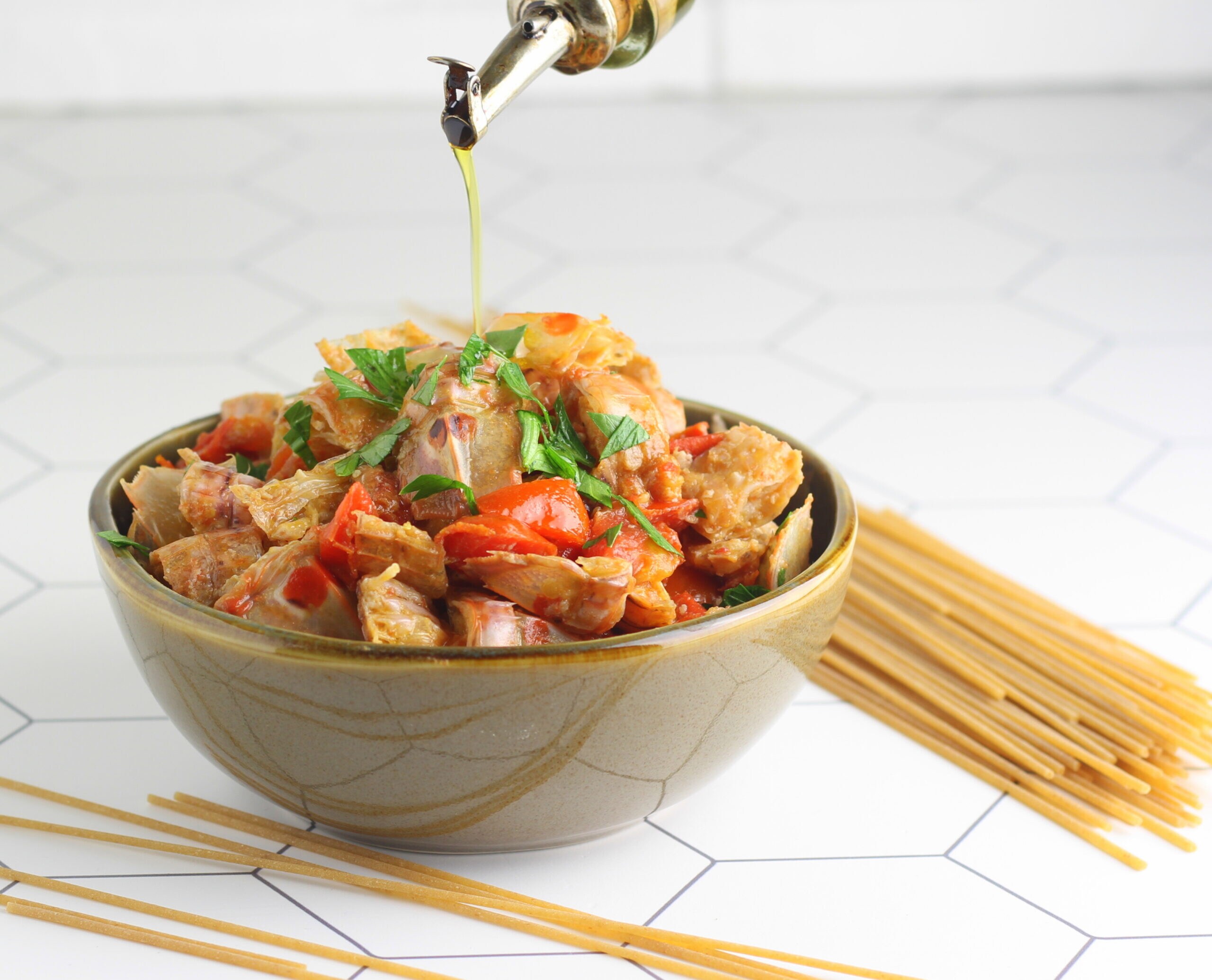 Seafood Pasta Sauce with Mantis Shrimp