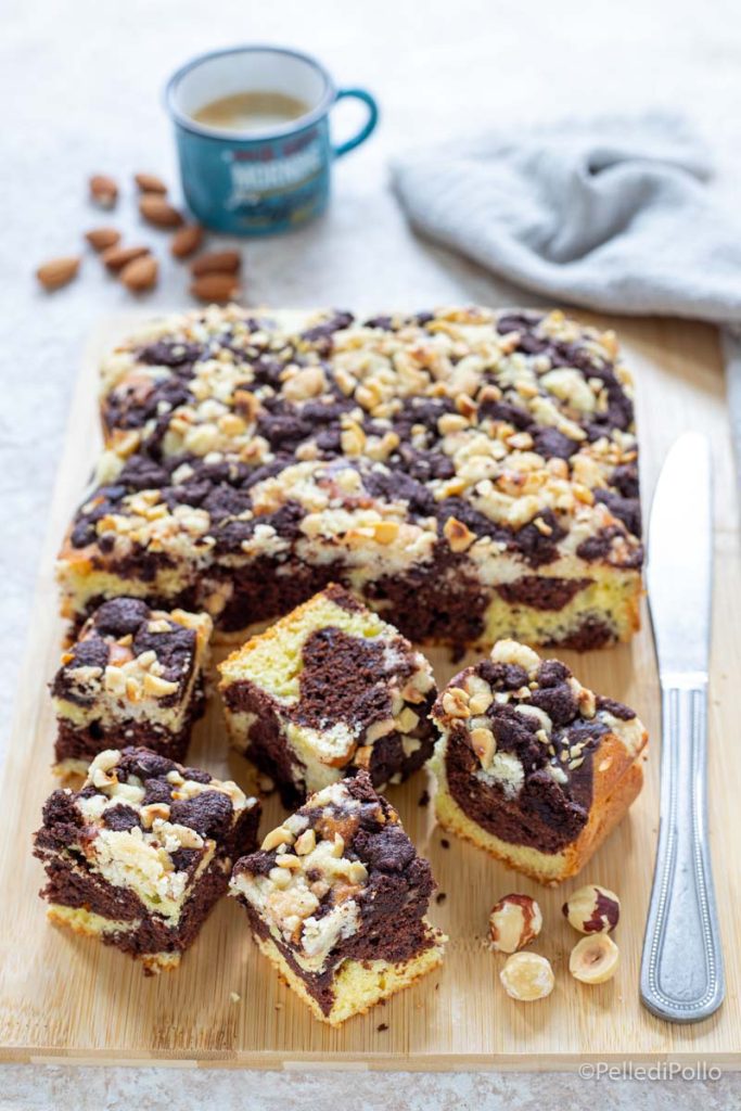 bicolor marble cake