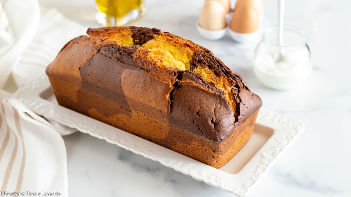 Marbled Plumcake with Oil