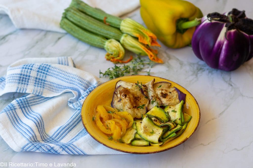 marinated grilled vegetables