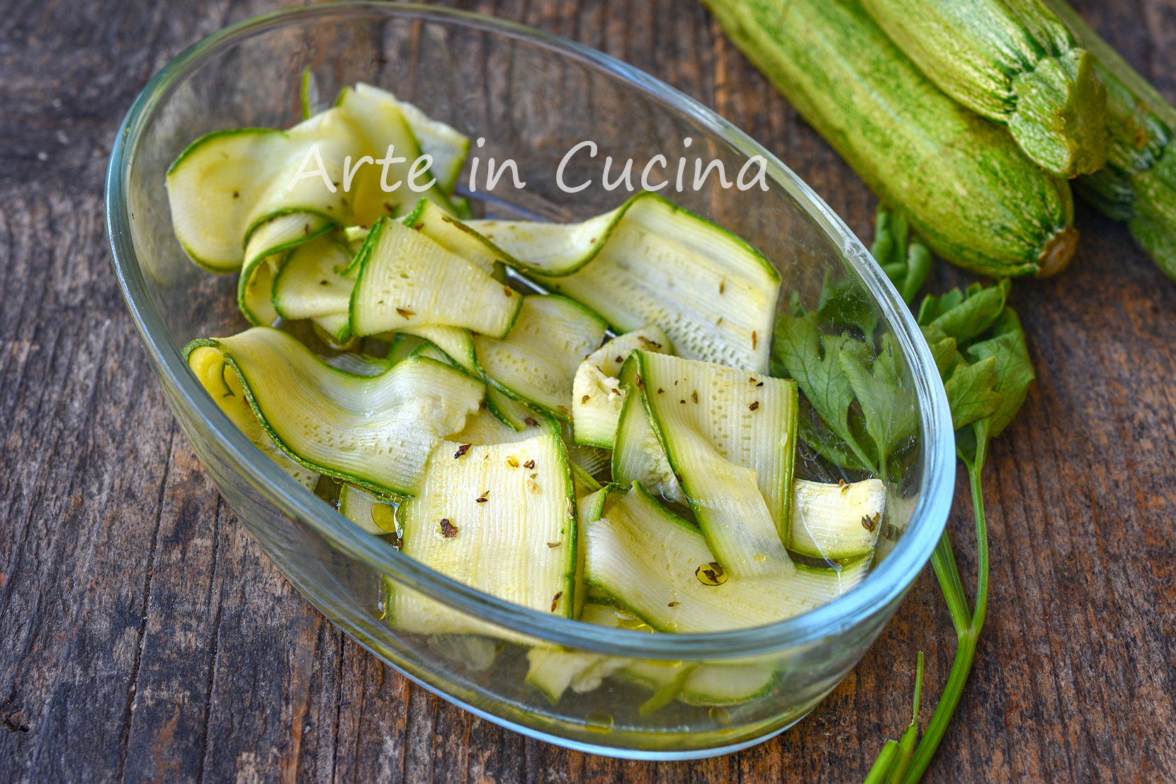 MARINATED VINEGAR ZUCCHINI quick no-cook side dish