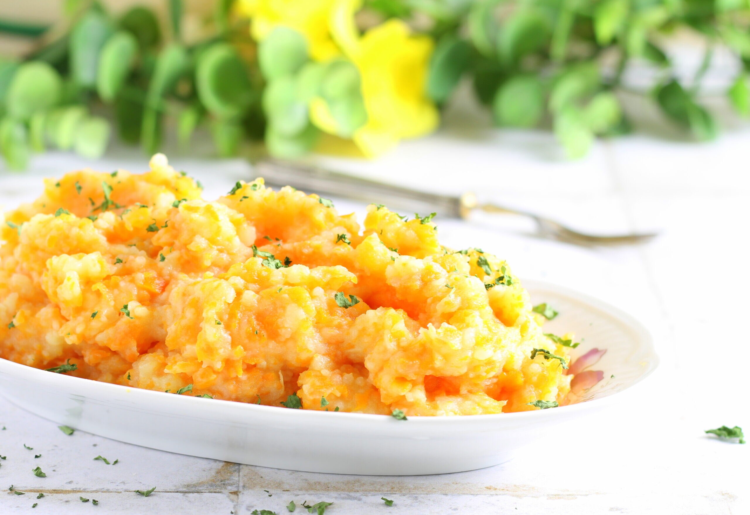 Mashed Potato and Carrot Salad