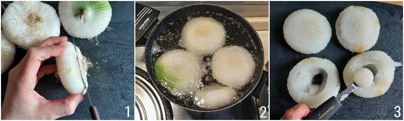 meat stuffed onions baked simple tasty recipe with flat onions il chicco di mais 1 hollow out onions