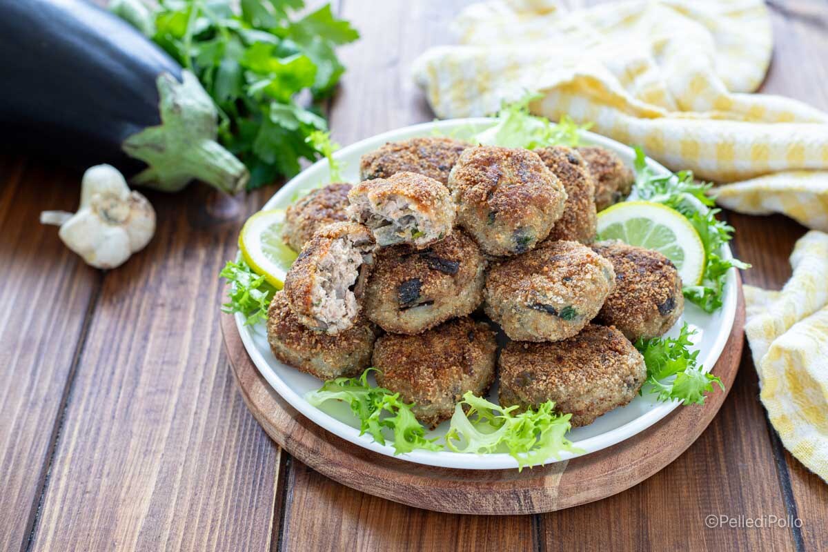 Meat and Eggplant Meatballs