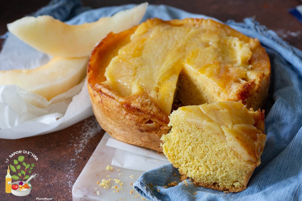 Super Soft Upside-Down Melon Cake