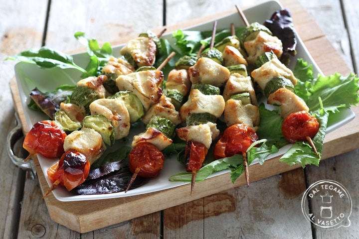 Microwave Chicken Skewers