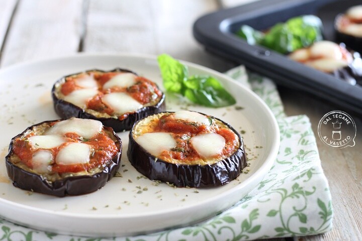 Microwave Eggplant Mini Pizzas