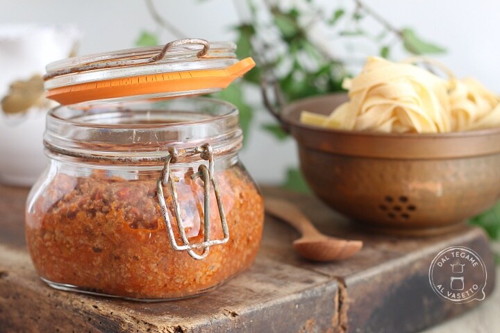 Microwave Jar Cooking Bolognese