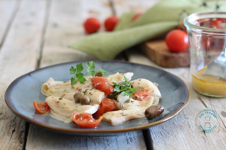 Microwave Poached Plaice Fillets