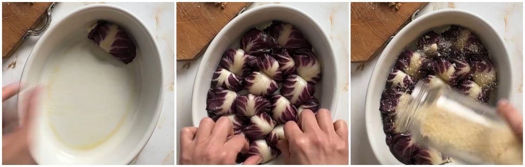 Microwave Radicchio Rolls