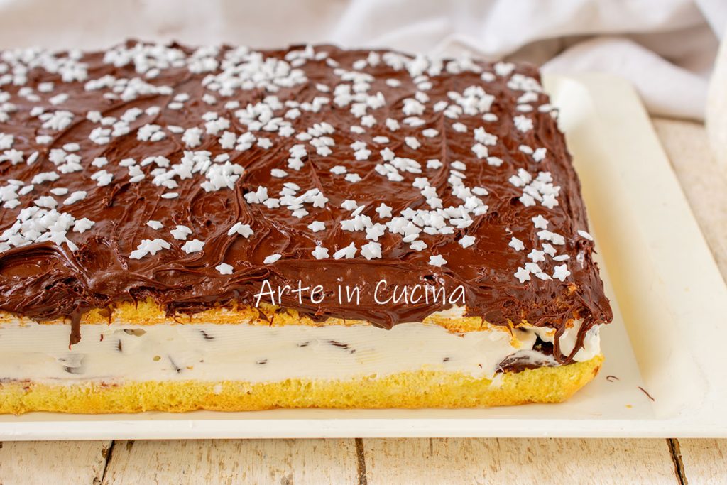 Milk Slice Nutella and Chocolate Semifreddo