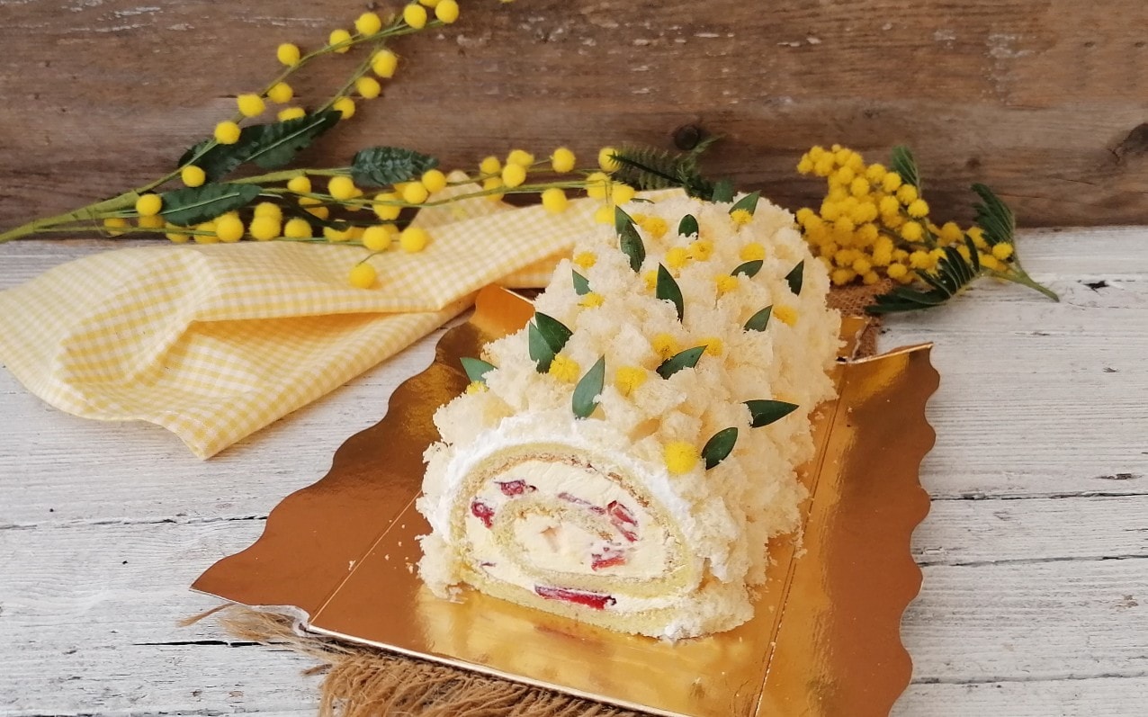 SOFT, CREAMY, AND FRAGRANT MIMOSA ROLL
