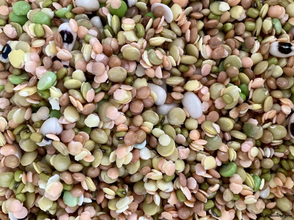 mixed legumes without grains