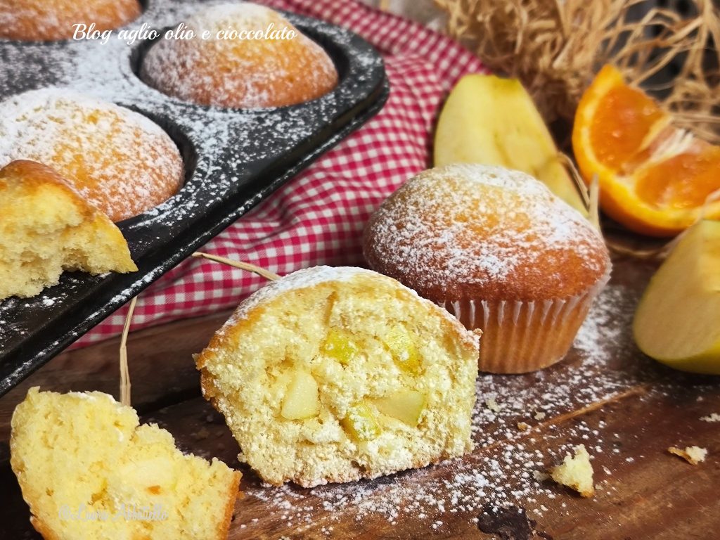 Yogurt and apple muffins with rice flour without butter soft and quick 5 minutes all in bowl and you will impress everyone, they are great as a breakfast dessert