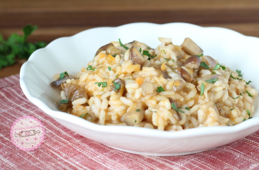 mushroom risotto