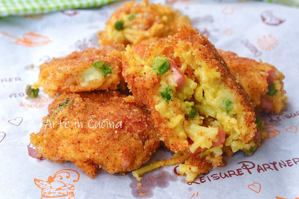 Neapolitan pasta omelettes