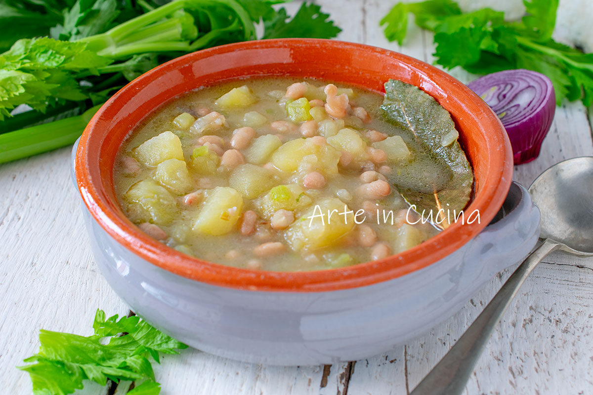 Neapolitan Potato and Bean Soup