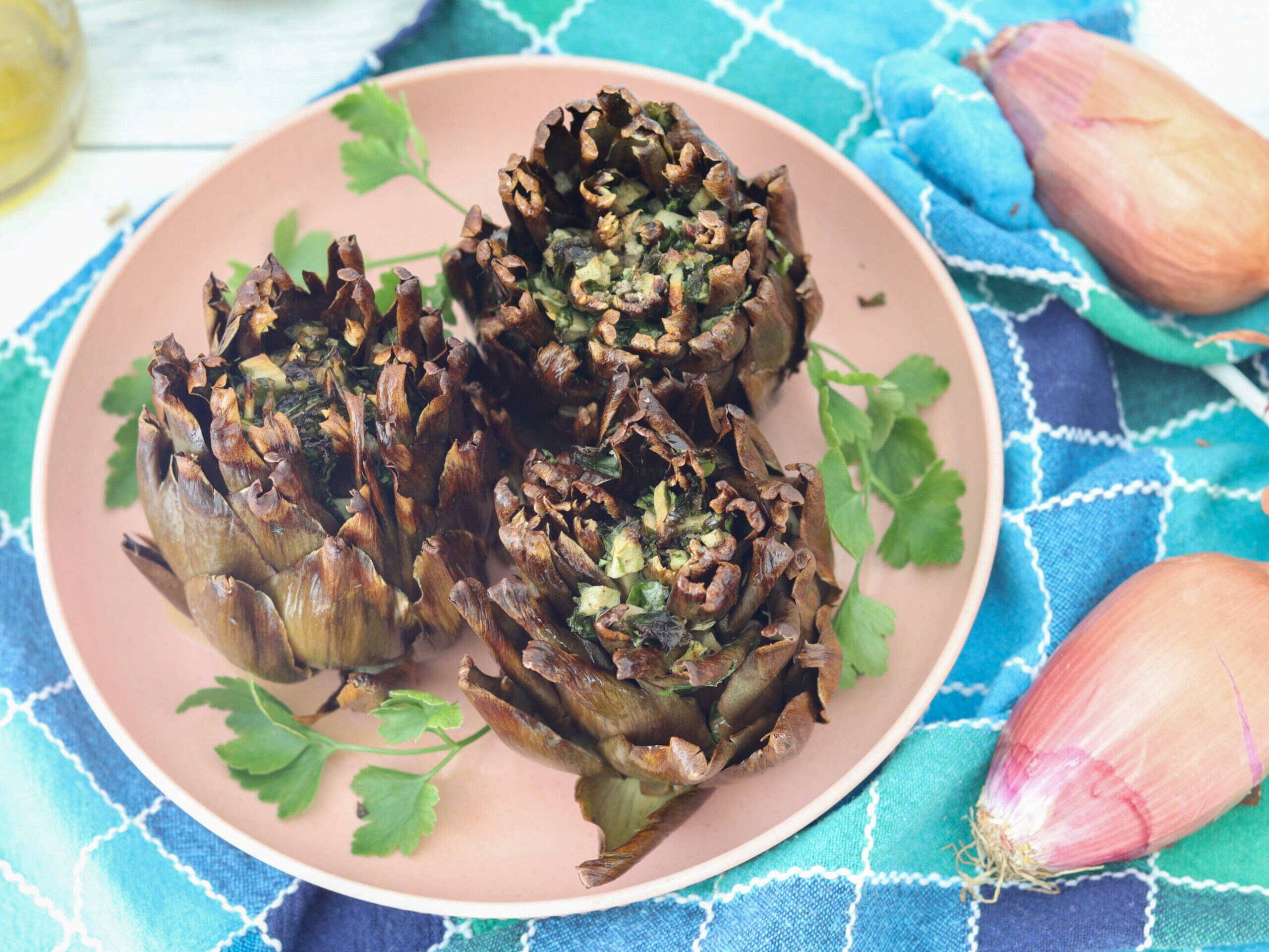 Neapolitan Roasted Artichokes