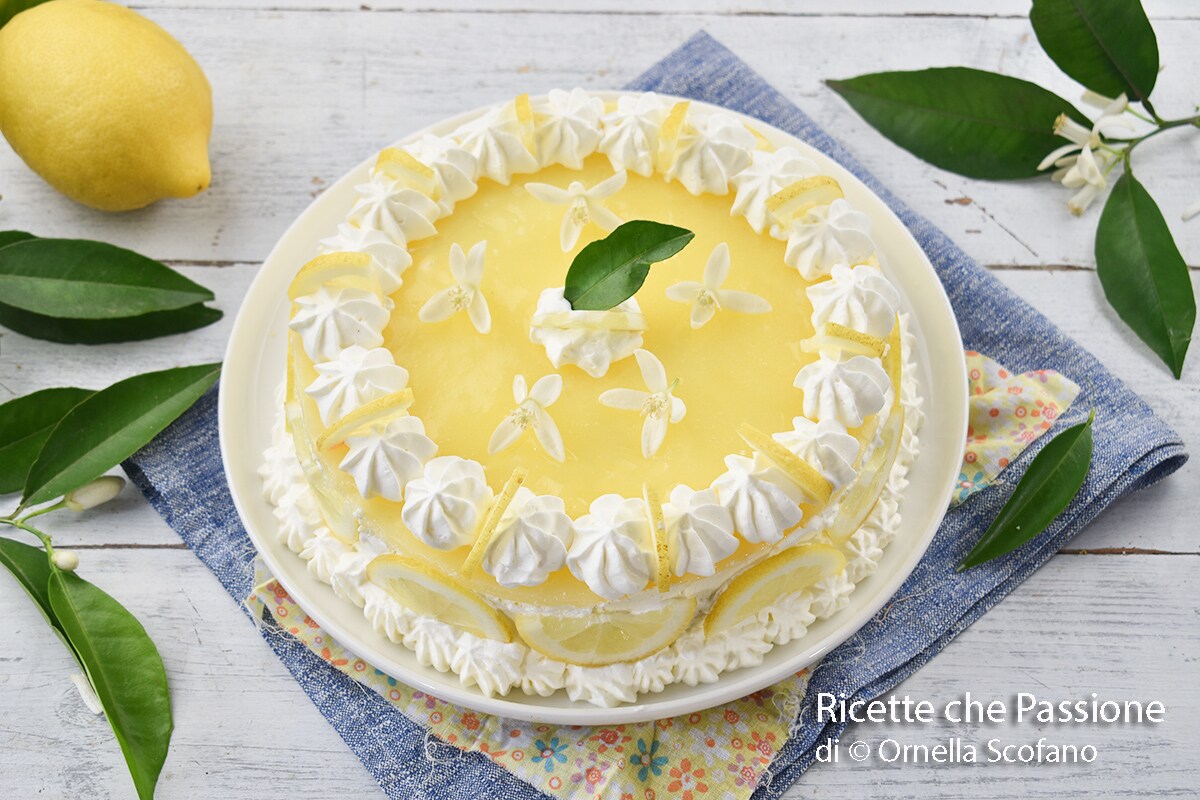 No-Bake Lemon Cold Cake without Gelatin