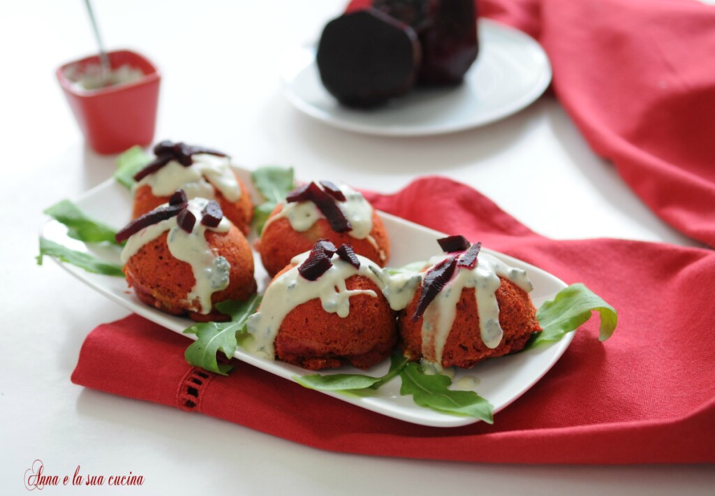 Savory Mini Cakes with Beets