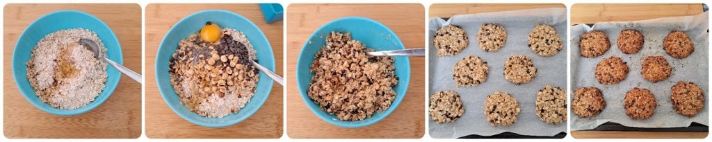 Oat and Chocolate Cookies