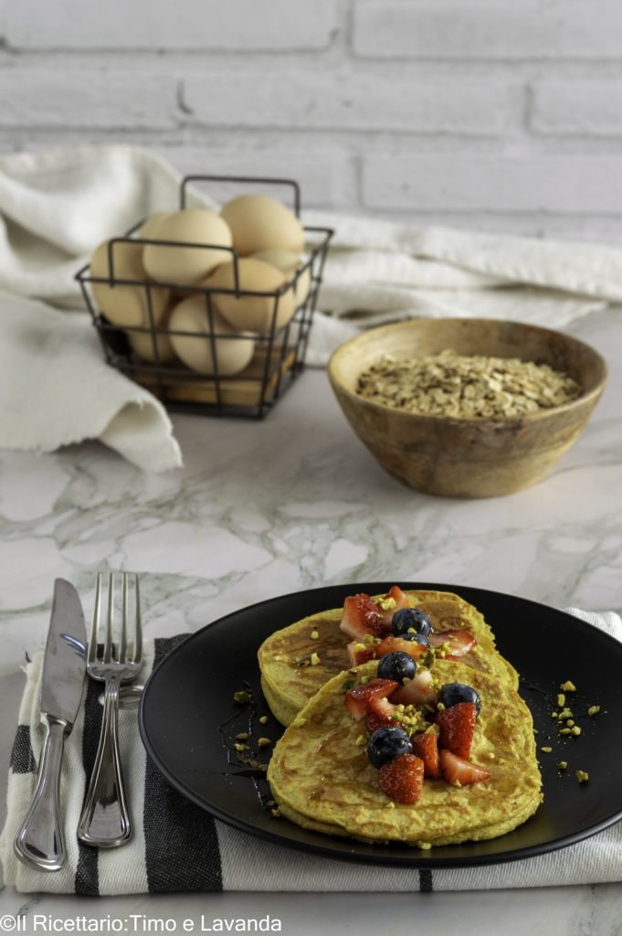 oat flour pancakes without sugar