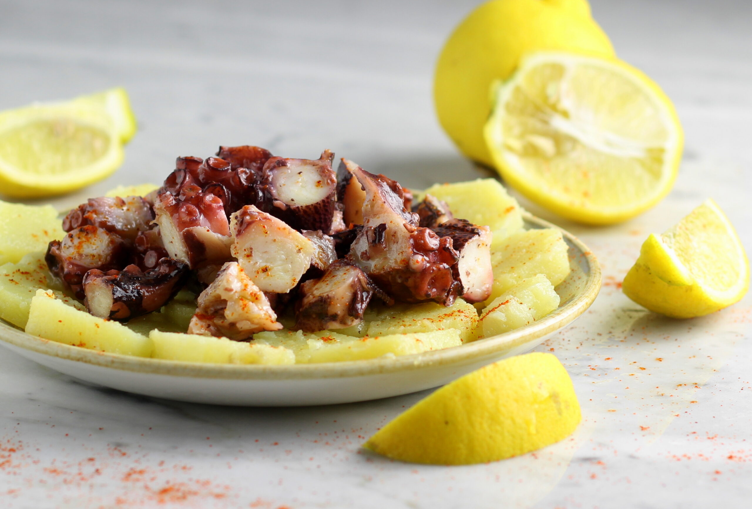 Galician-Style Octopus in Pressure Cooker
