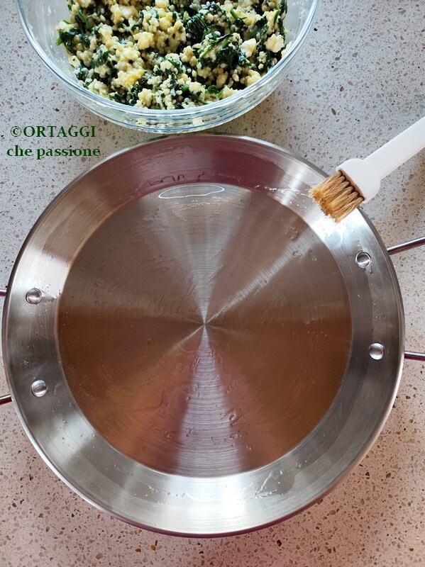 oil a baking pan