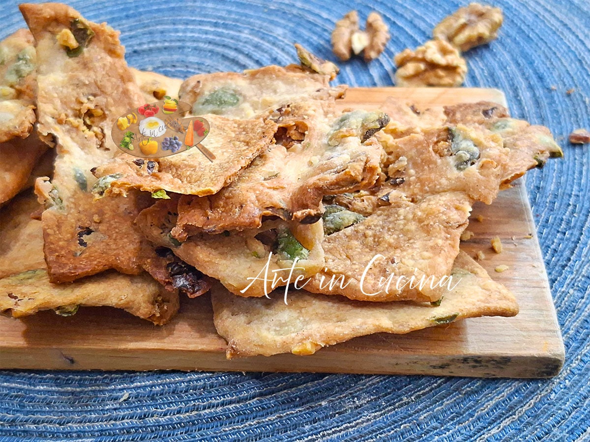 OLIVE and WALNUT FLATBREAD quick snacks
