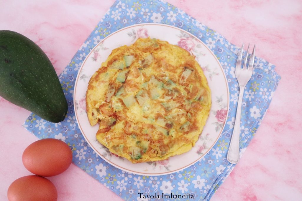 Omelette with Avocado and Shrimp