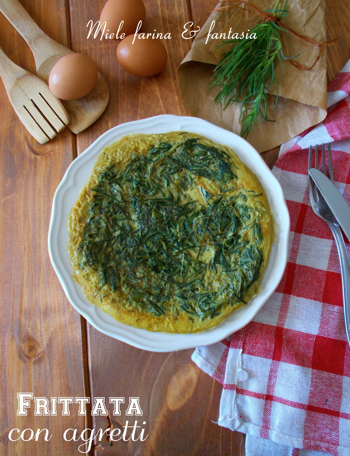 Omelette with Agretti