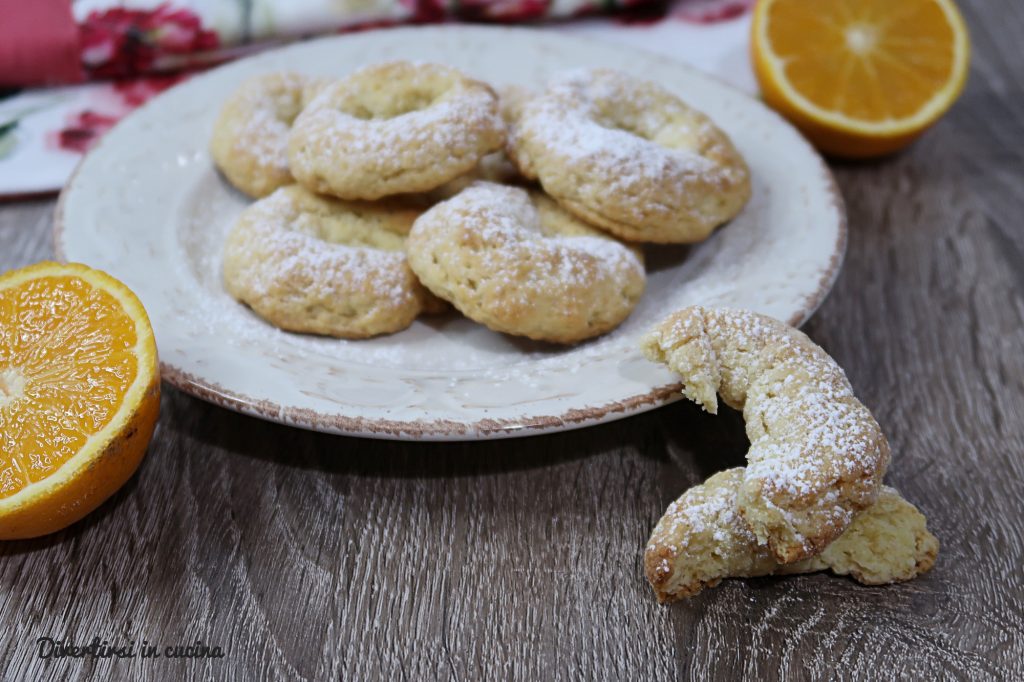 Sweet Orange Taralli Without Eggs